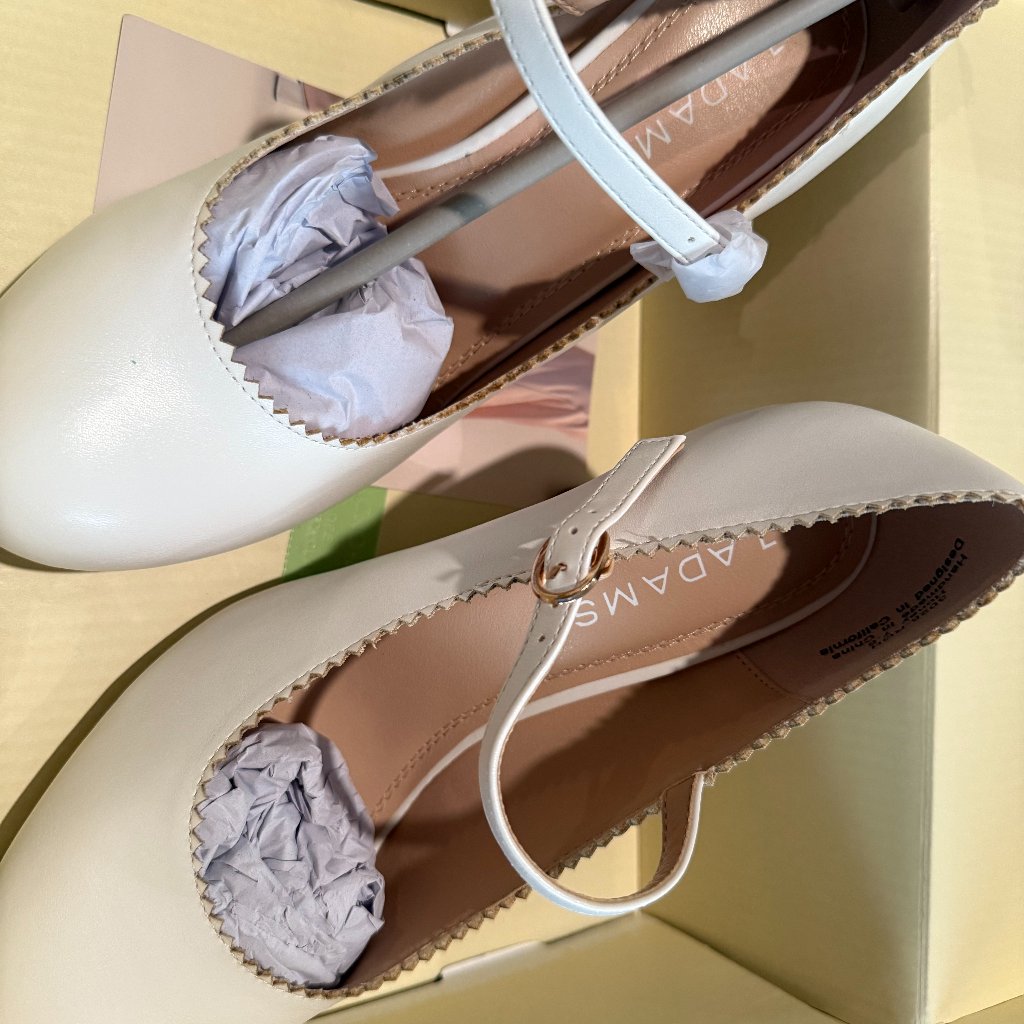 J Adams Shoes White High Heel  Brand New